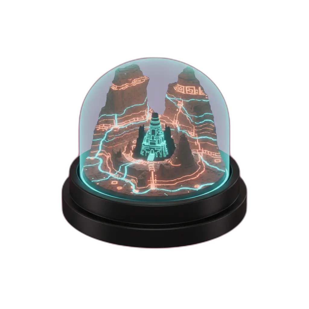 Hero hologram foreground